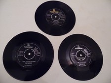 3 No. BEATLES .7" VINYL SINGLE