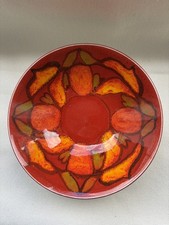 Lovely Poole Pottery Delphis Dish Bowl Shape 56  Signed  1970s