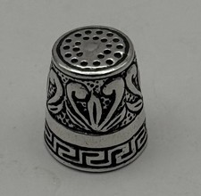 Sterling silver thimble - silver,