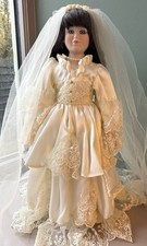 Vintage Porcelain Bride Doll