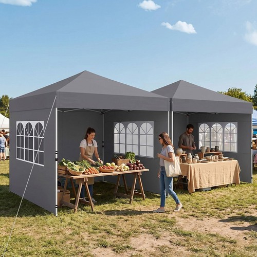 Gazebo 3x3m pop commercial - 3x3m, up