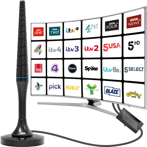Indoor aerial with signal - with,