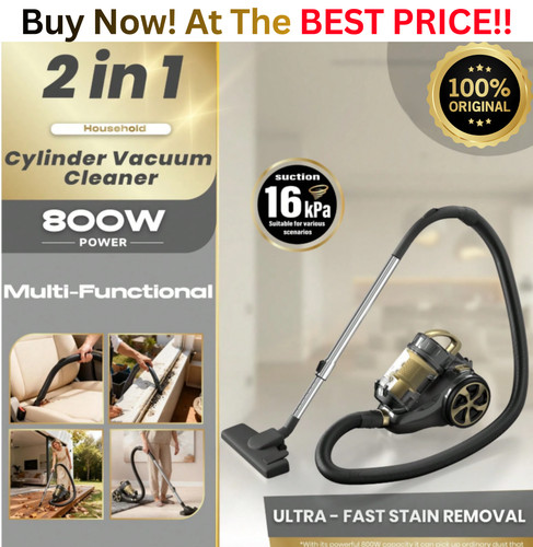 Powerful 800w cylinder vacuum - cylinder,