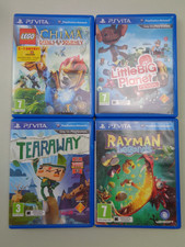 4 x Playstation Vita PS Vita Games Chima Rayman Little Big Planet Bundle