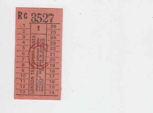 Bus ticket london transport - ticket,