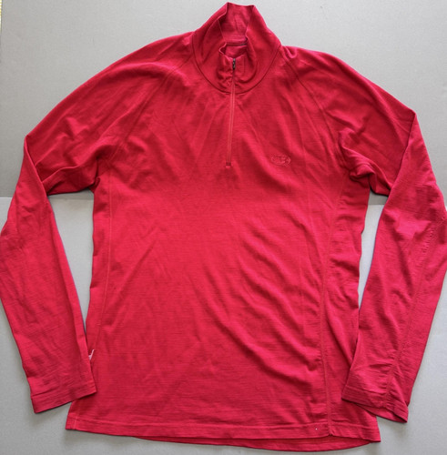 Icebreaker zip top mens l - 1/4,