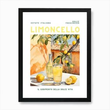 Limoncello 1 Art Print Framed
