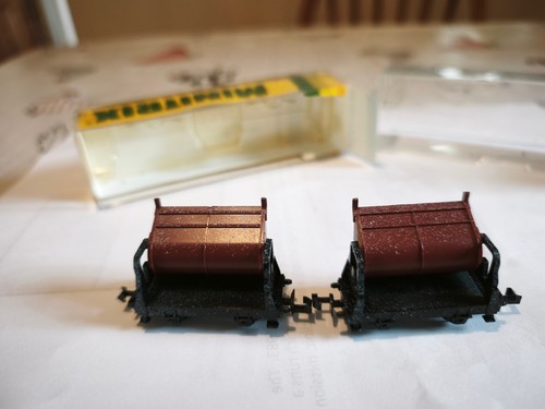 Minitrix brown tipper - minitrix, x