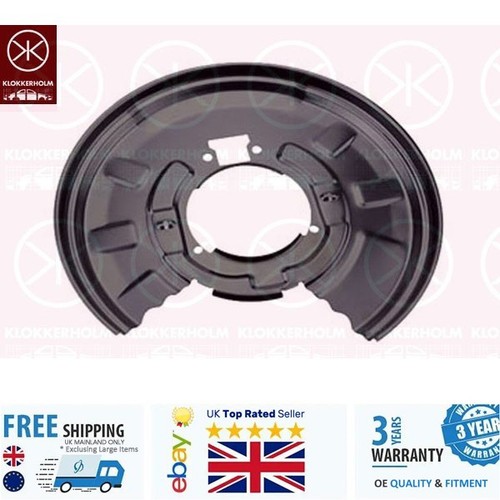 Brake disc dust shield rear - disc,