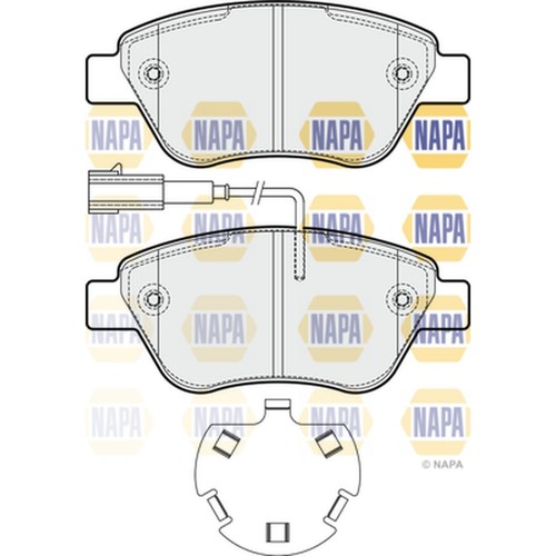 Brake pads set for - for, peugeot