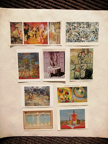 Fine art postcards 9 - x,