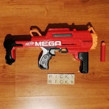 Nerf Mega Bulldog Accustrike In Red Tactical Shotgun Blaster Toy Gun + 1 Dart
