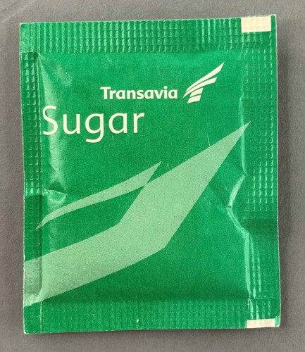 Transavia airline sugar - transavia, packet