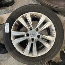 2013-2017 Hyundai i30 Alloy Wheels Set 4 w/ Tyres I10 I20 Kia 205/55/16