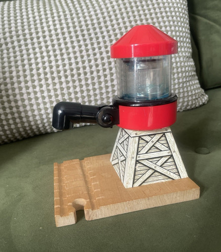Wooden toy lighthouse track - lighthouse,