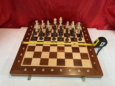 LARGE FOLDING WOODEN CHESS