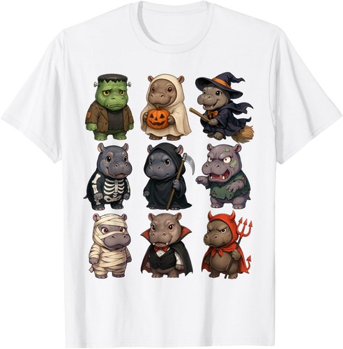 Baby hippo ghost - zombie, witch
