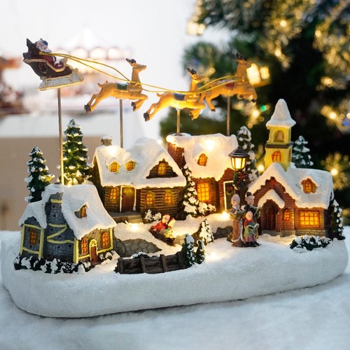 Christmas snow villages - christmas,