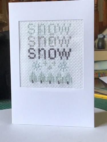 Completed cross stitch - completed,