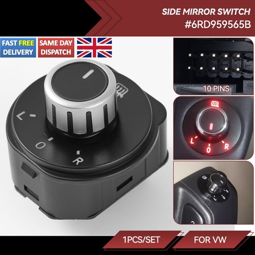 Rearview mirror adjust knob - rearview,