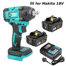 18V Li-Ion Battery or Charger Cordless Brushless Impact Wrench Drill For Makita