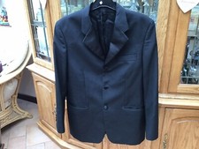 Men’s Scott And & Taylor Black Tuxedo Suit Dinner Jacket Blazer 38r (40”)