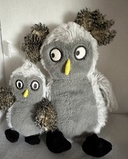 Sainsbury's Owl plush toy 9" Mother And Baby Owl Soft Toy