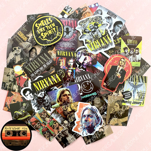 Nirvana music stickers - 50,