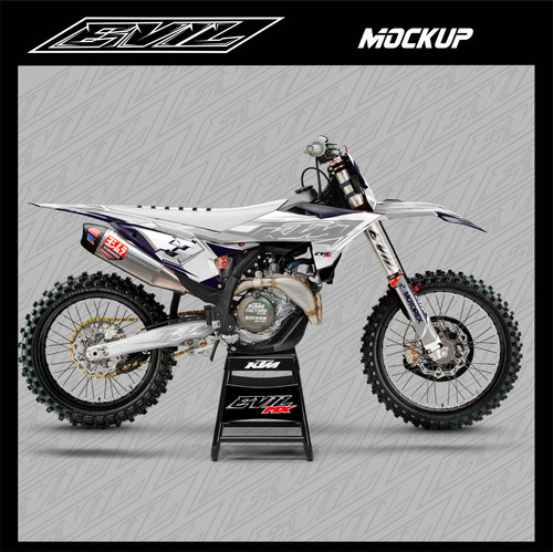 Custom graphics kit ktm - custom, sx