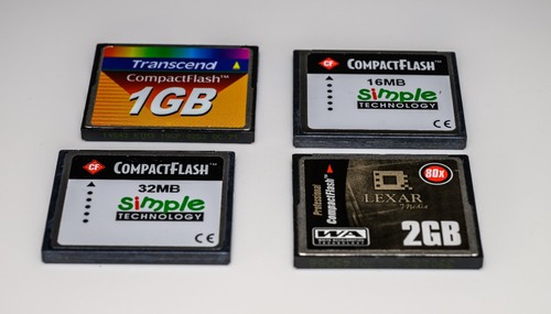 Vintage compact flash - vintage, cards