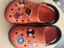 Spider-Man Croc Style Shoes sandals Size child infant 10 