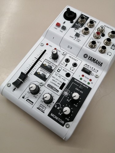 Yamaha ag03 white usb - white, live
