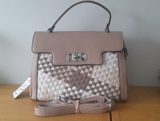 ENVY BAG IN NEUTRAL COLOURS HAND HELD/SHOULDER/CROSS-BODY - NEW