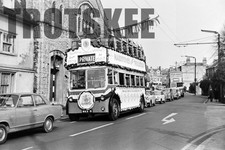 35mm Negative Maidstone Corporation Trolleybus Sunbeam W4 NCB HKR11 1967