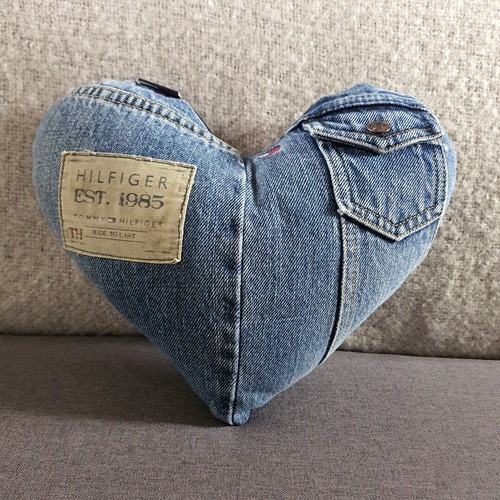 Denim tommy hilfiger cushion - hilfiger,