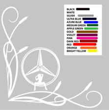 Mercedes Benz Sexy lady window