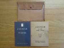 Jaguar MK2 MKII 2.4 Owners Handbook/Manual and Wallet