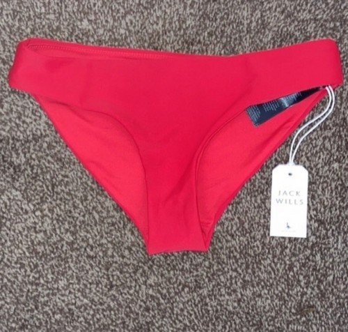 Ladies jack wills red bikini - red,