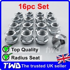 16x ALLOY WHEEL NUTS FOR VW