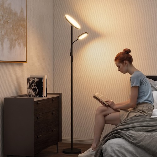 Homcom floor lamp for living - floor,
