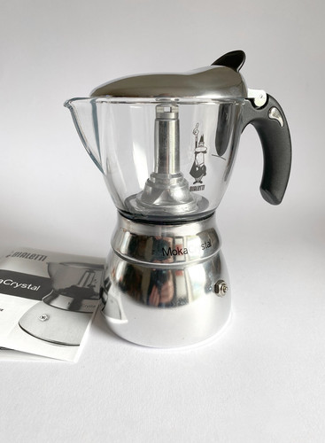 Bialetti moka crystal rare - -,