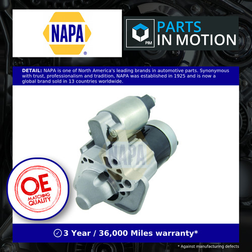 Starter motor nsm1054 napa - starter,