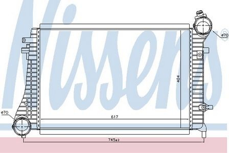 Nissens intercooler for - for, vw