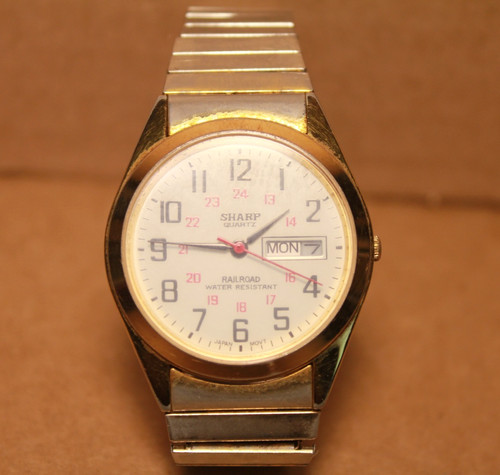 Sharp railroad men quartz - sharp, men's