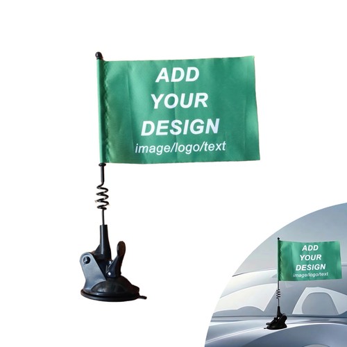 Personalized car auto flag - car,