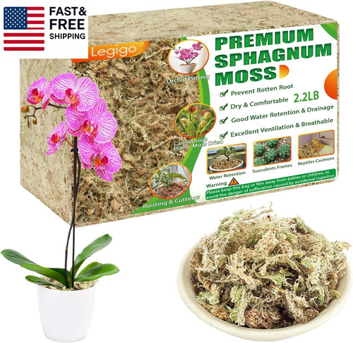 2lbs premium sphagnum moss - 2.2lbs,
