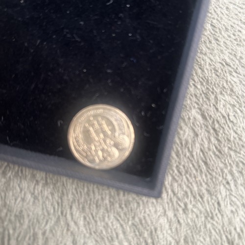 One pound coin - one,