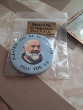 old Blessed PIO of PIELTRECINA BADGE - NEW