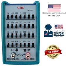 7 decade 1W Resistance Box Resistor Substitution ✔0~11,111,110 Ohm✔USA Warranty✔