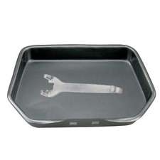 New 45cm Black Standard Fireplace Ash Pan - Supplied With Carry Tool